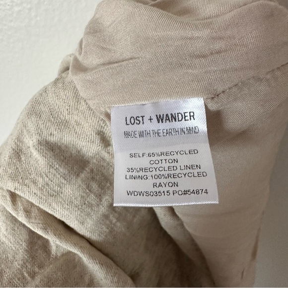 Lost and Wander Coastal Dream Balloon Short Sleeve Dress - Picture 9 of 9